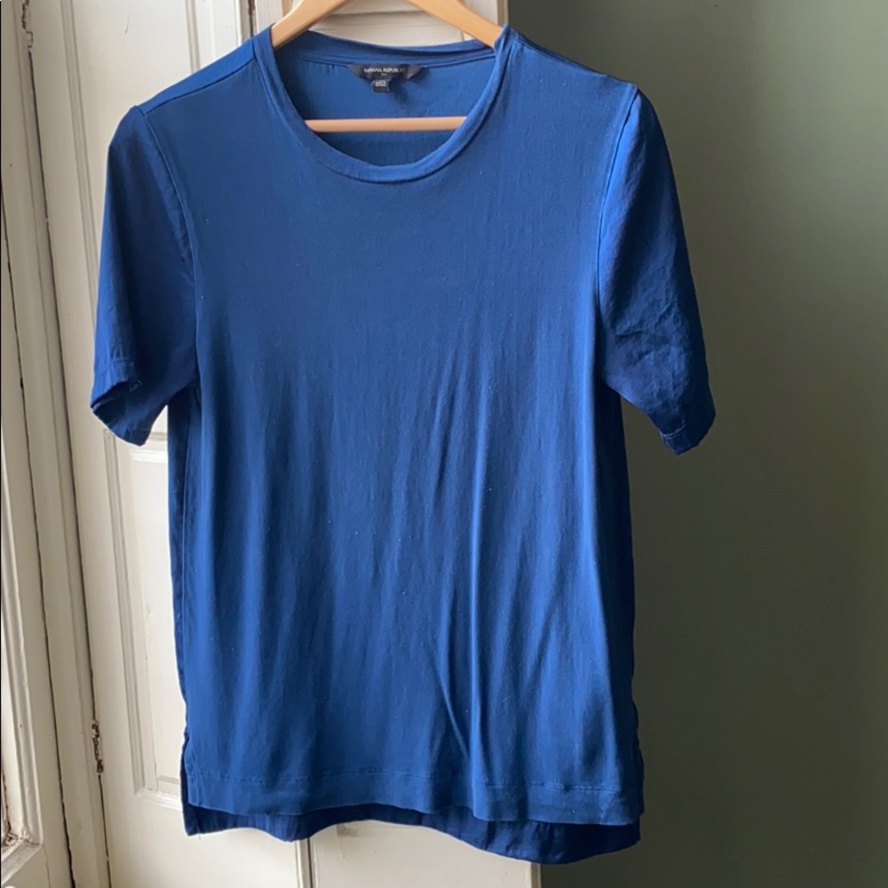 Banana Republic Factory mixed media top size XS